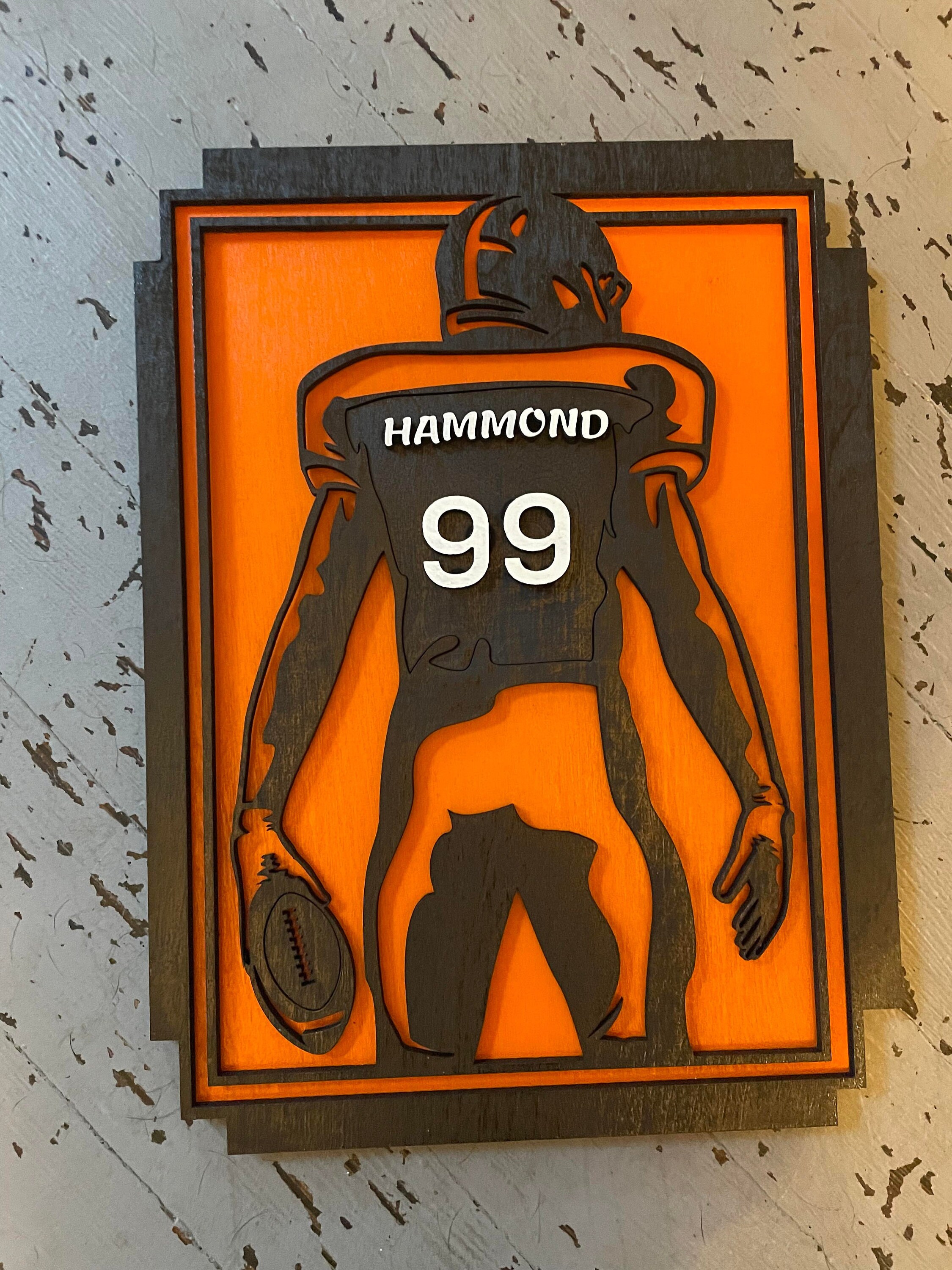 Customizable Football Singage Football Custom Football Player Football