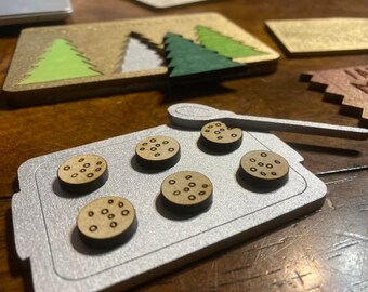 Oggetti di scena fatti in casa in legno per l'amico Elfo ~ Elf Prop fatto in casa ~ Divertimento Elfo ~ Kit Elfo per bambini ~ Elfo di Natale ~ Divertimento Elfo di Natale