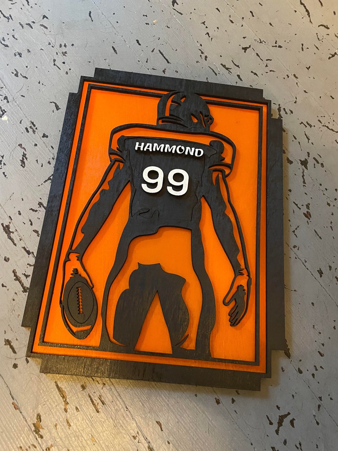 Customizable Football Singage Football Custom Football Player Football