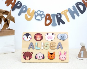 Wooden Toddler Name Puzzles,First Birthday Girls And Boys,Unique Baby Gifts,Christmas Gifts,Newborns,Baby Christening Gifts,Wooden toys