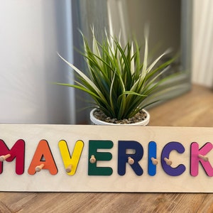 Custom Wooden Name Puzzle