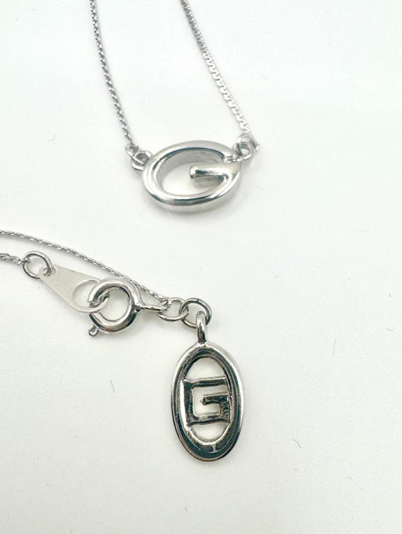 【GIVENCHY】ビンテージ Gチェーン シルバー ネックレス Vintage Signed GIVENCHY “G” Logo Silver Tone Couture Serpentine
