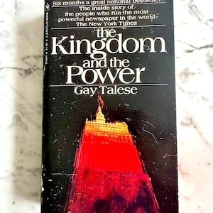 Vintage paperback Gay Talese Kingdom and the Power | Bantam Books | classic nonfiction | New York Times 20th cent. history | FREE SHIPPING