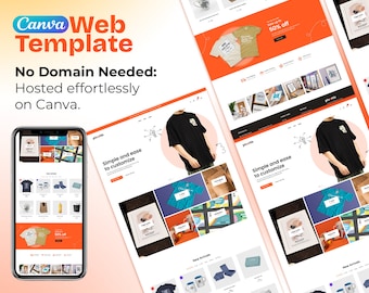 Pixartix Canva Website Template | Perfect for Building Unique Art and Print Websites | Perfect for Artists, Print Shops, and Galleries