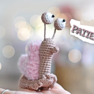 Amigurumi PATTERN snail crochet insect animal toy English PDF DIY