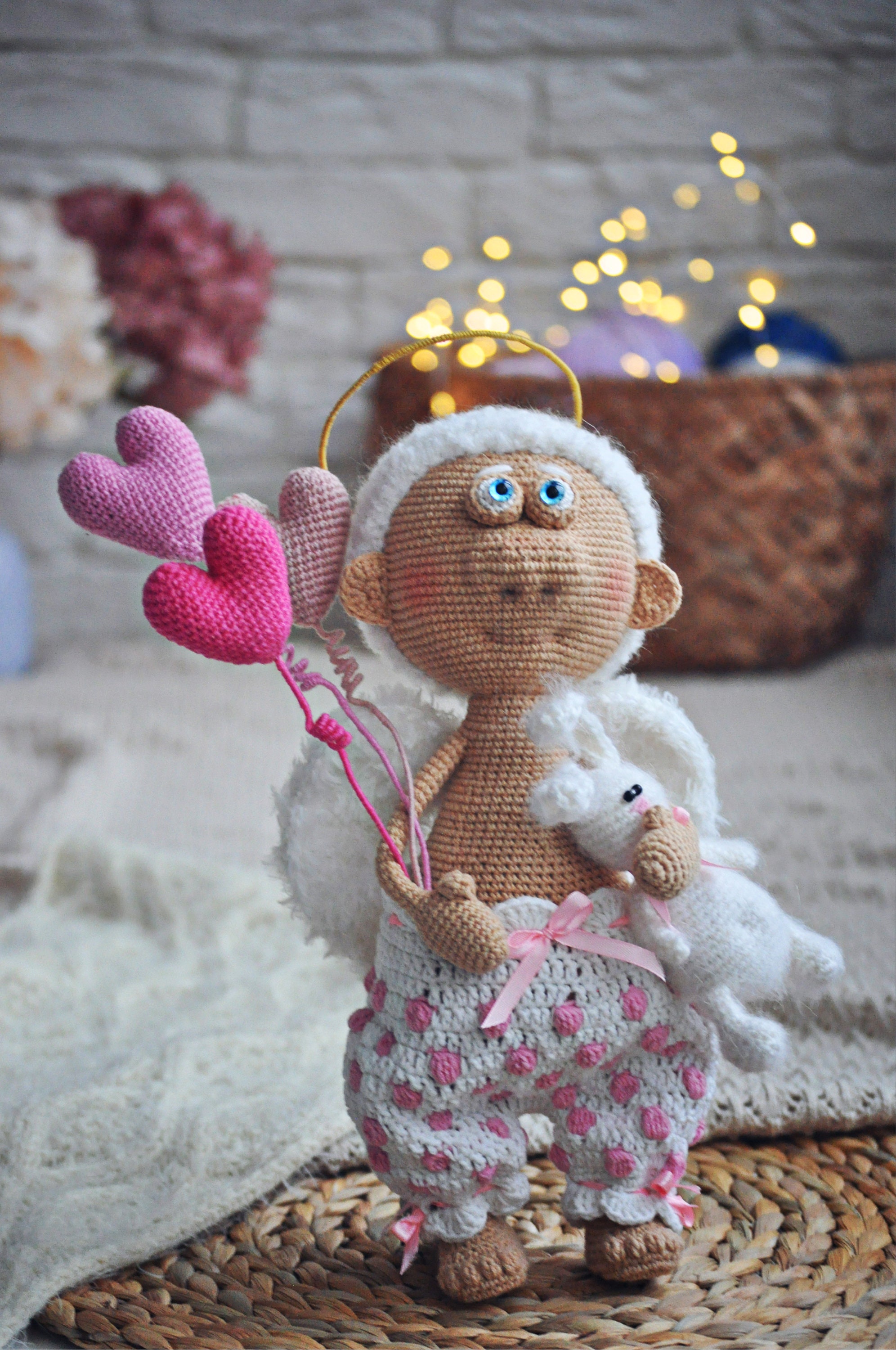 Amigurumi Angel PATTERN Elf, Elves, Crochet Doll, Stuffed Gnome ...