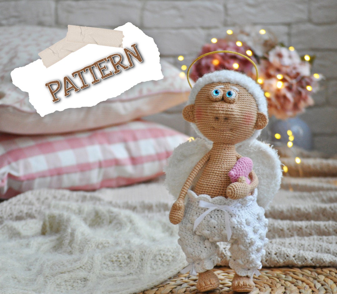 Amigurumi Angel PATTERN Elf, Elves, Crochet Doll, Stuffed Gnome ...