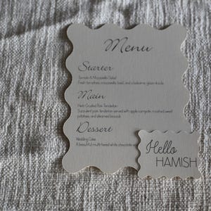 Personalised Place Cards