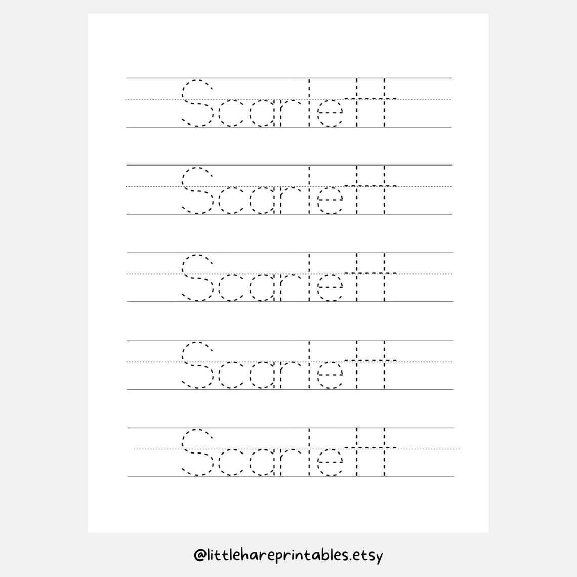 custom-name-tracing-worksheet-printable-handwriting-practice-etsy