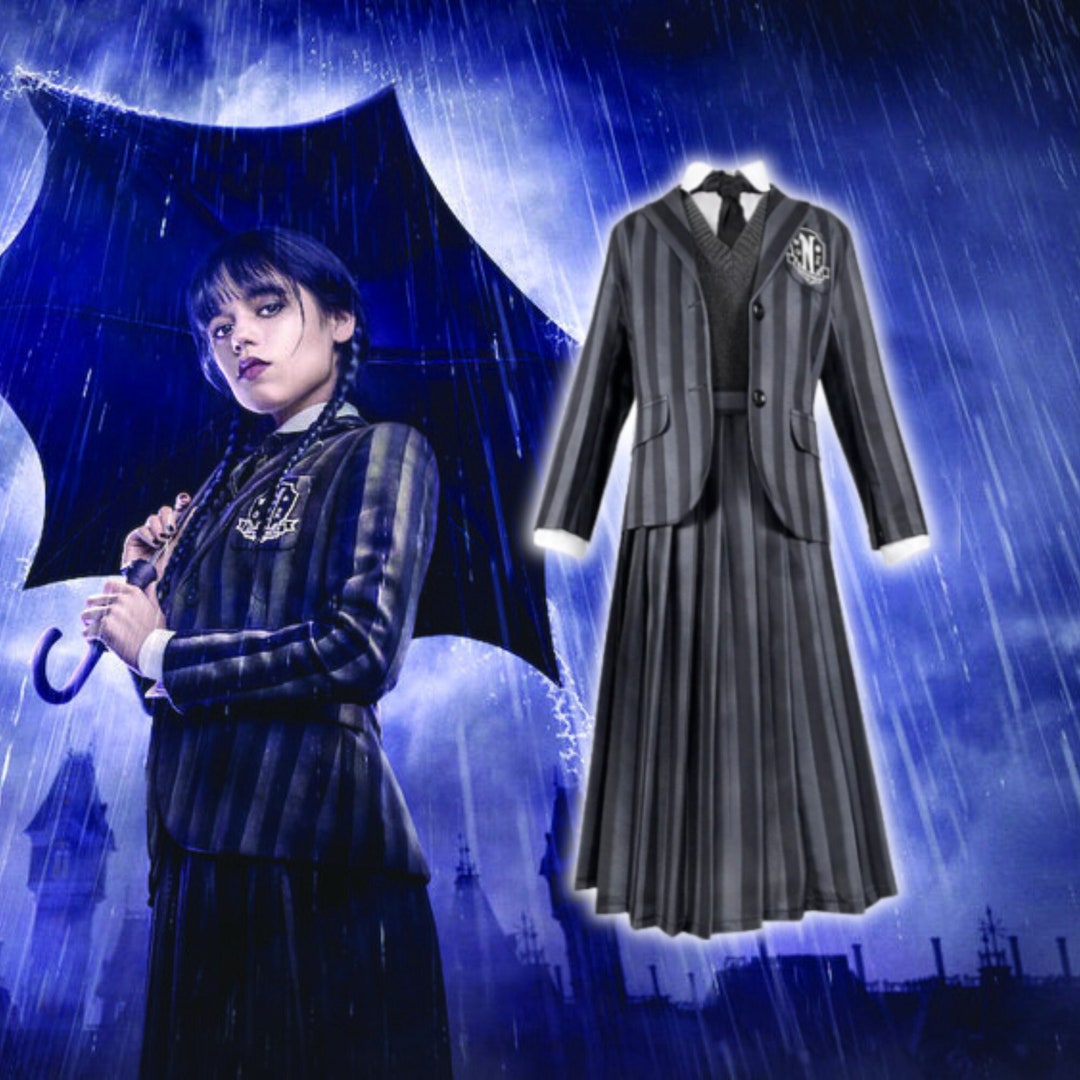 Mercredi Addams Uniforme Déguisement Mercredi Addams enfant Etsy France