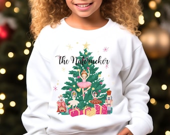 YOUTH Nutcracker Sweatshirt ballet christmas gift for dancer christmas gift ballerina nutcracker gifts for girls ballet nutcracker sweater