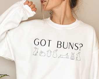 Got Buns Bunny Mama gift funny bunny shirt rabbit owner sweatshirt bunny rabbit lover shirt for bunny mom easter shirt bunnies t-shirt