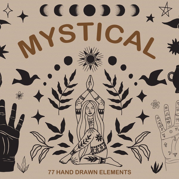 MYSTICAL - Spiritual Mystic Magic | Mystical PNG Vector and Clipart Illustrations