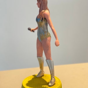 Custom Pop Star Figurine: 3D Print Ready Digital File