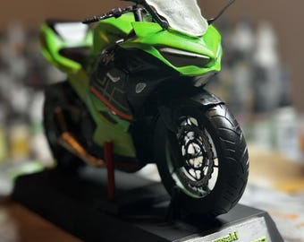 Motorcycle Sculpture- Personalized 3D Printed Motorcycle Sculptures - Custom Gifts for Bikers