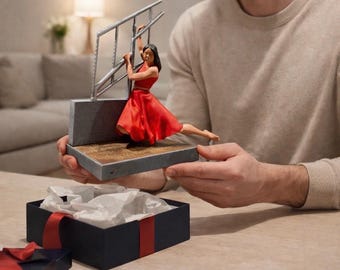 Regalos personalizados para mujeres: Figura 3D realista de lujo personalizada a partir de una foto.