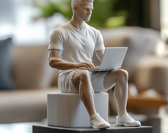 Figura 3D personalizada a partir de fotos: escultura de recuerdo personalizada.