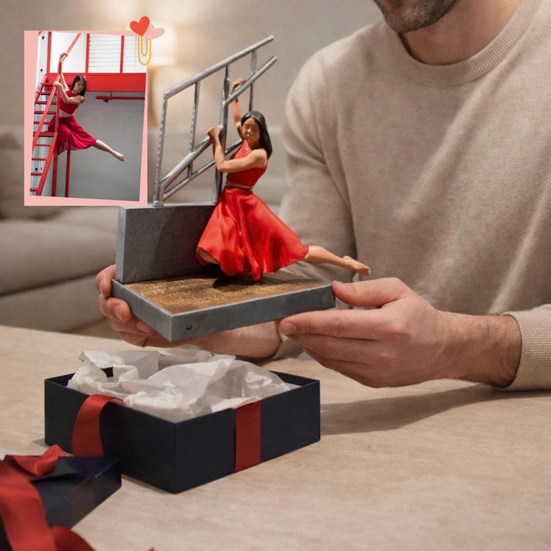 Custom Figurine from Photo: Personalized Sculpture, Tabletop Decor image 12