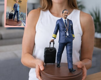 Regalos de empresa para clientes, figuras 3D de lujo personalizadas a partir de fotos, decoración de oficina.