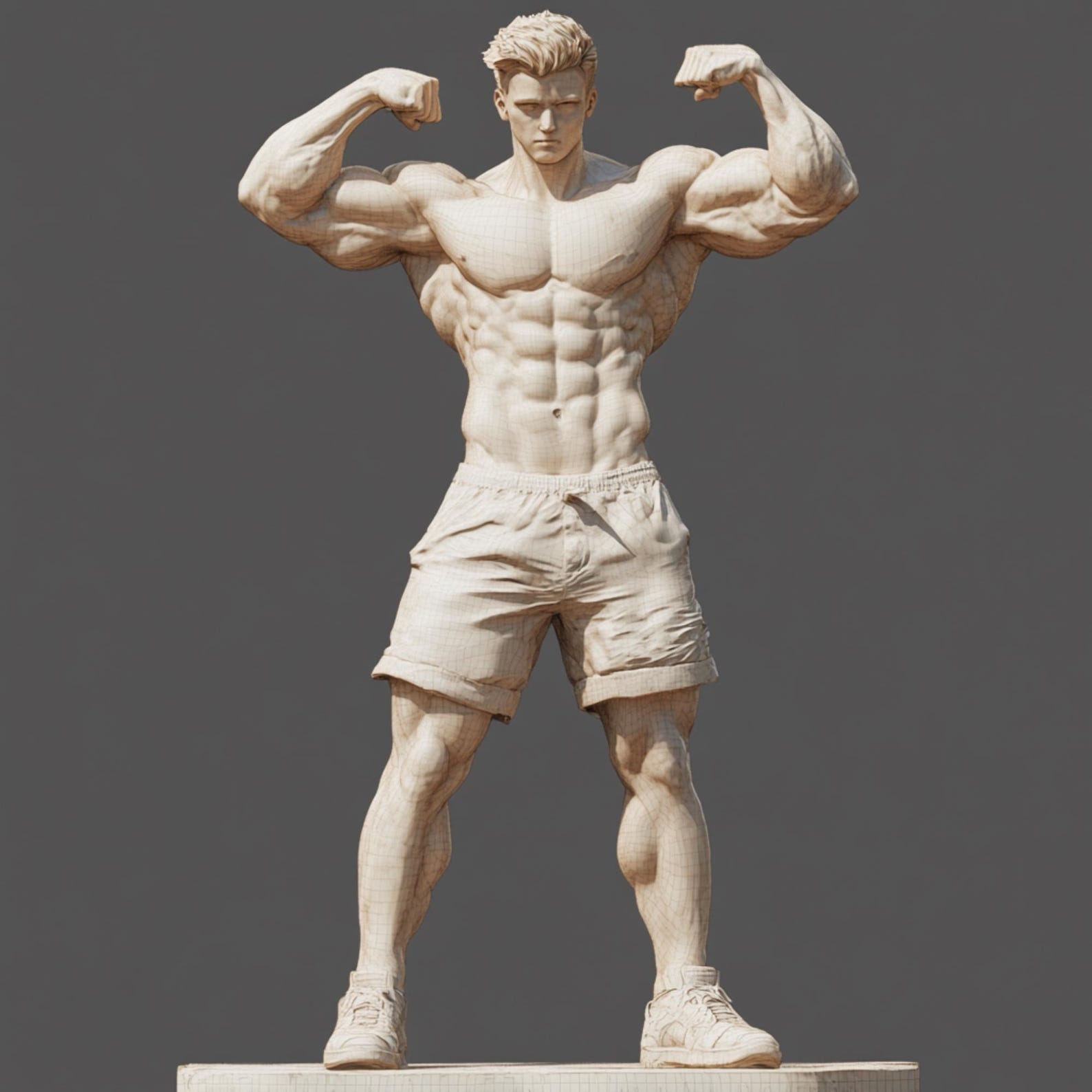 Custom Bodybuilding Sculpture From Images as Fitness Lover Gift - Etsy