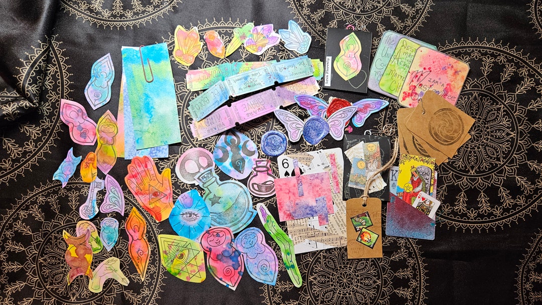 Handmade Ephemera Kit: Witchy Art, Wax Seals, Pagan Crafting - Etsy Canada