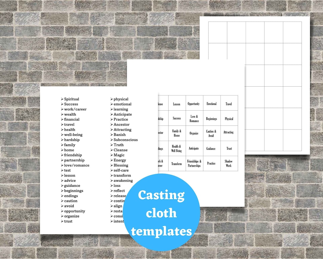 Raven Oracle Template For Casting Cloth For Bone Charm Casting As Raven oracle template for casting cloth for bone charm casting as