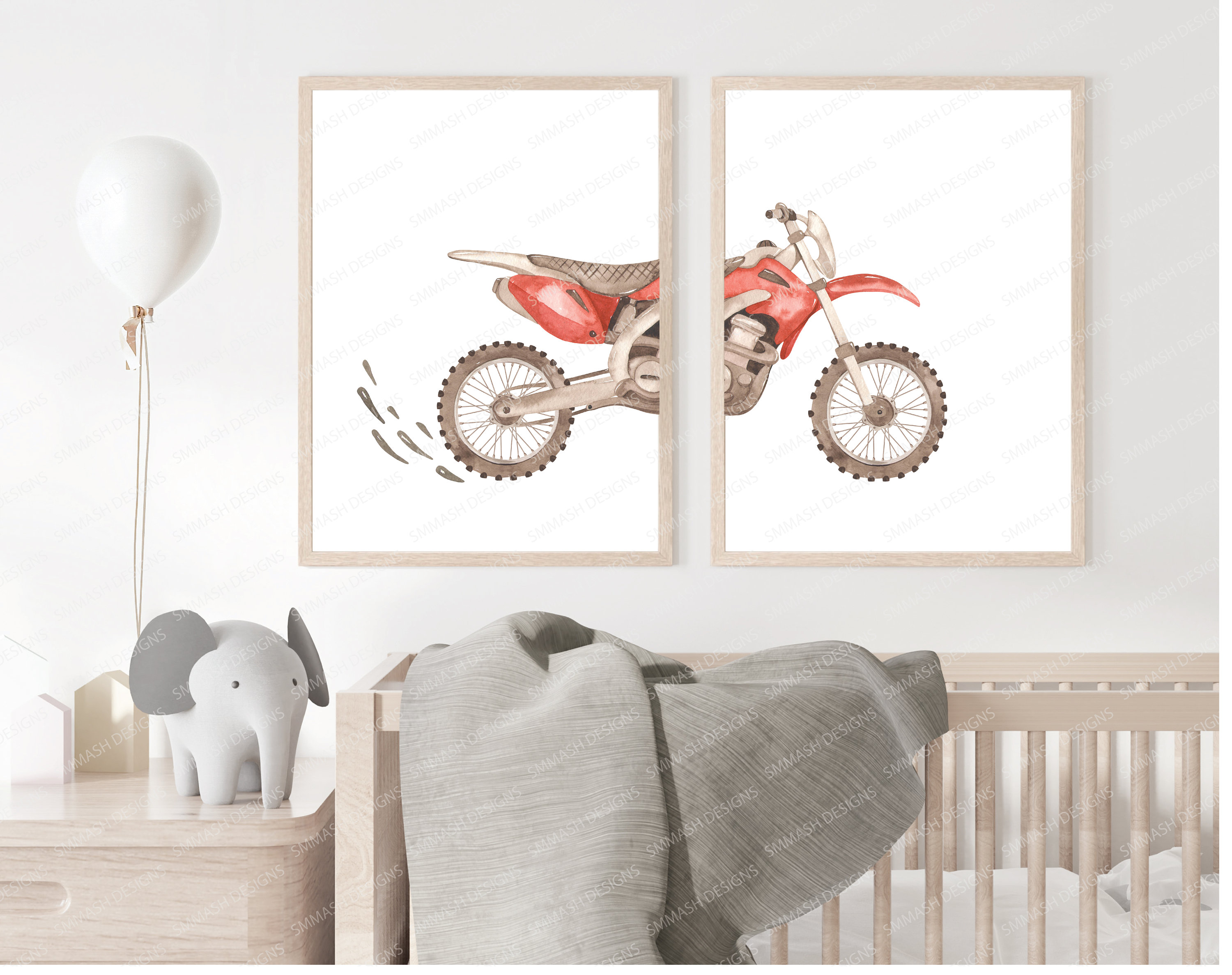 Dirt Bike Motorrad Party Supplies - Komplettes Dekoration Set Für Motocross Geburtstag