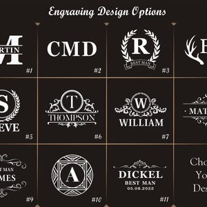 Personligt whiskyglasset med trälåda, graverat whiskyglas, whiskysten, present till marskalken, present till pojkvän, födelsedagspresent till honom bild 4