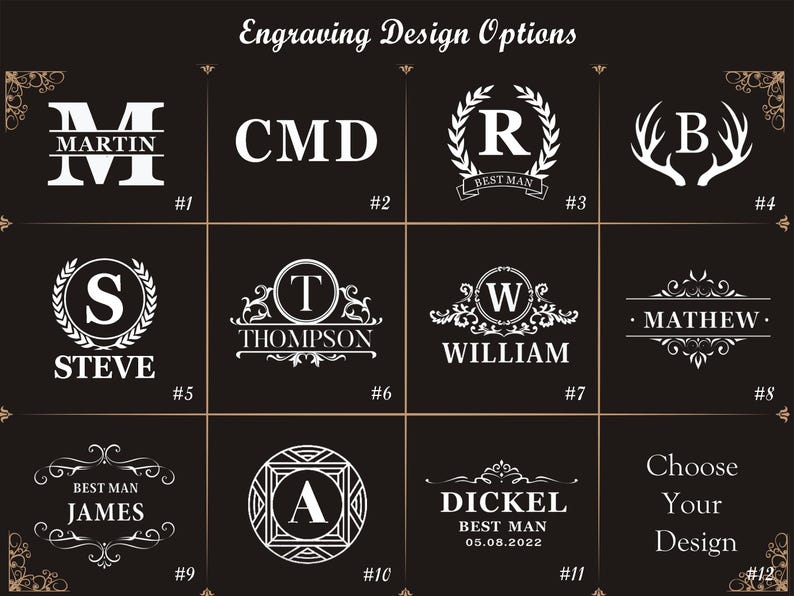 Personligt whiskyglasset med trälåda, graverat whiskyglas, whiskysten, present till marskalken, present till pojkvän, födelsedagspresent till honom bild 4