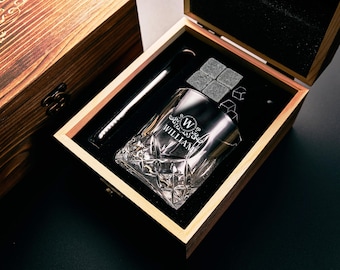 Personligt whiskyglasset för marskalkar, anpassat whiskyglas och whiskysten, presentidé till marskalkar, present till best man, presenter till frieri för marskalkar