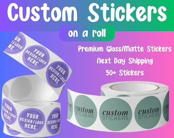 Adesivi personalizzati / adesivi personalizzati / adesivi con logo / adesivi aziendali / etichette / etichette postali / adesivi per ordini / opachi o lucidi