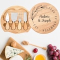 Personalised Wooden Cheese Board & Knife Set / Custom Cheese Board Set / Personalised Wedding Gift / Housewarming Gift / Anniversary product logo