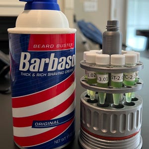 Jurassic park Barbasol cryocan replica
