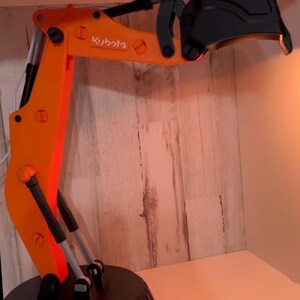 Excavator arm lamp with remote- Cat/Caterpiller, John Deere, Bobcat, Komatsu, & Kubota. 3D Print. image 10