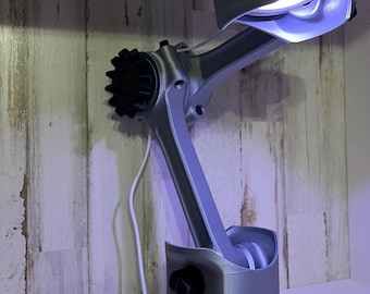Engine Piston Lamp- for your mechanic. 3D print.