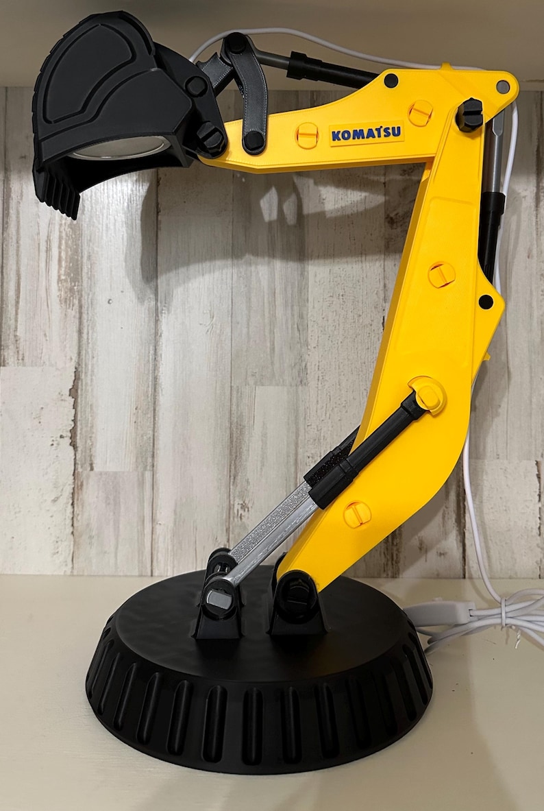 Excavator arm lamp with remote- Cat/Caterpiller, John Deere, Bobcat, Komatsu, & Kubota. 3D Print. image 7