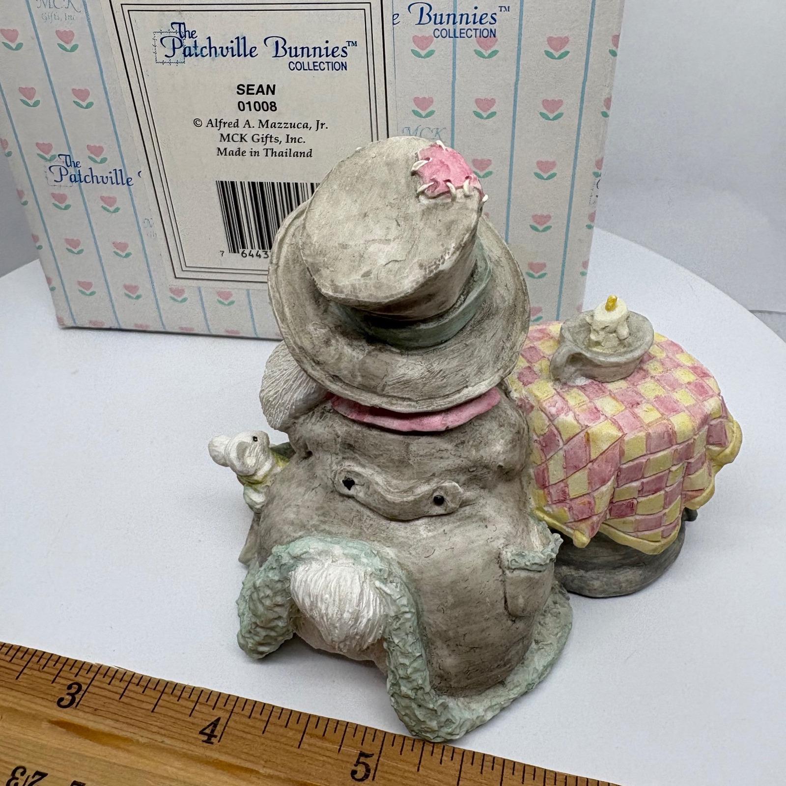 1993 the Patchville Bunnies SEAN Figurine Alfred Mazzuca Jr MCK