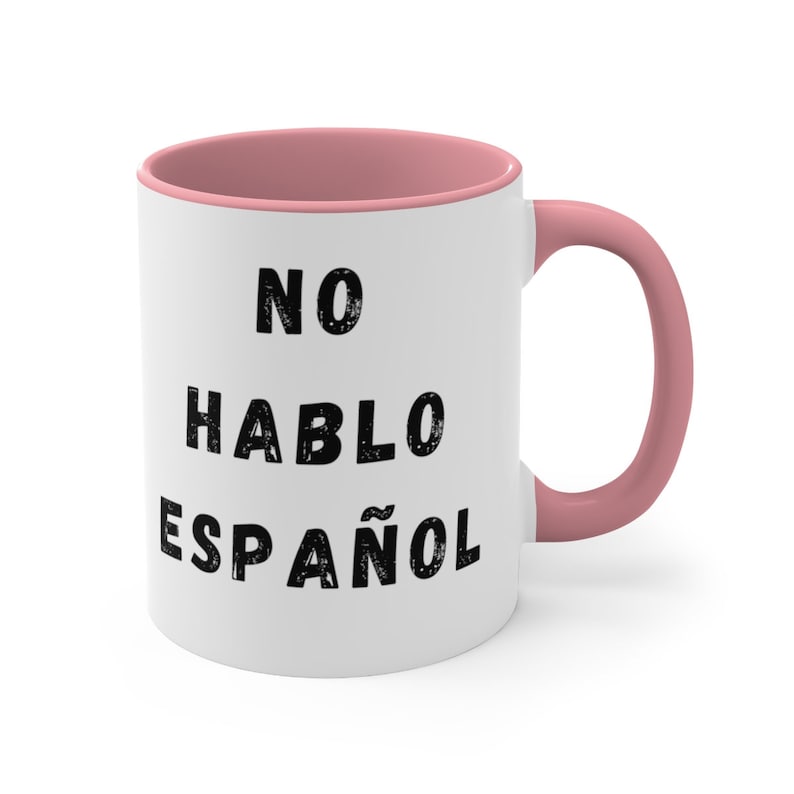 Spanish Language Gift No Hablo Español Mug Spanish Teacher Etsy