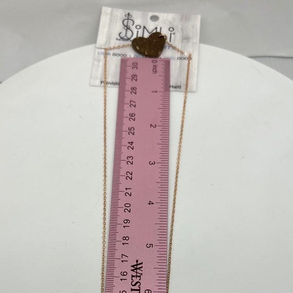 Simbi Elements Coconut Heart Pendant Necklace Gol… - image 10