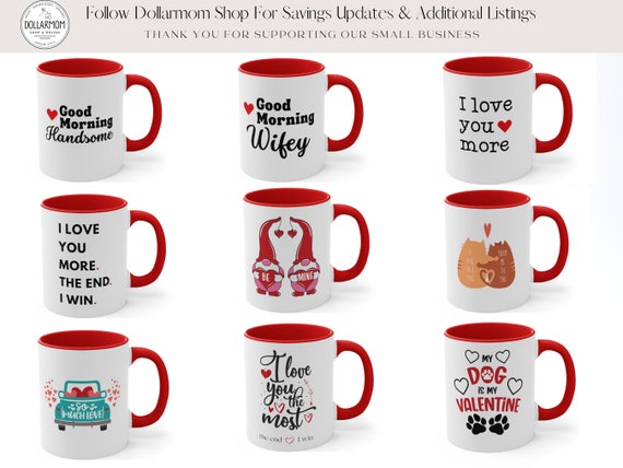 Romantic You and Me Coffee Mug, for Anniversary, Engagement ...