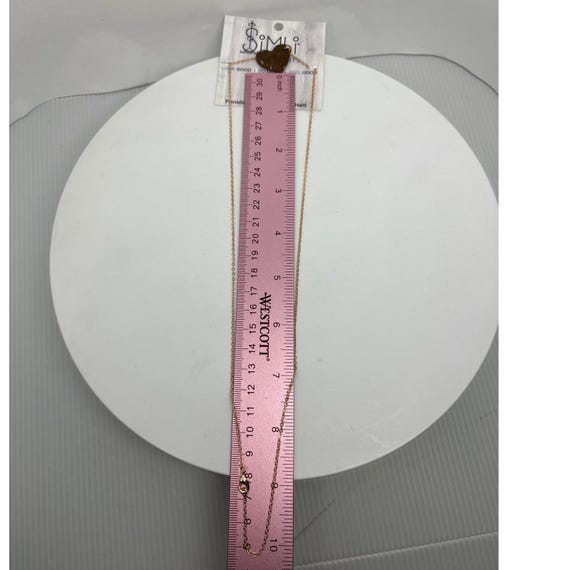 Simbi Elements Coconut Heart Pendant Necklace Gol… - image 5