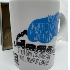 Publikumart Anna Karenina Leo Tolstoy Mug Coffee Tea Novelty Train Book Lover