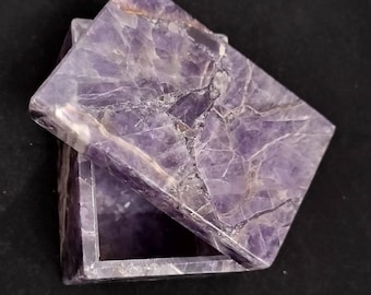 Amethyst Jewelry Box: Vintage Tarot Card Storage