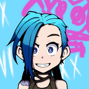 Jinx 8x8 Print
