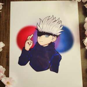 Jujutsu Kaisen Satoru Gojo 8.5 x 11 Print