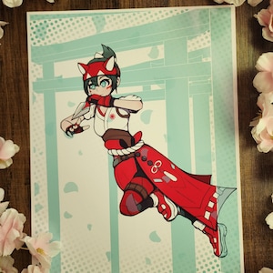 Overwatch Kiriko 8.5 x 11 Print