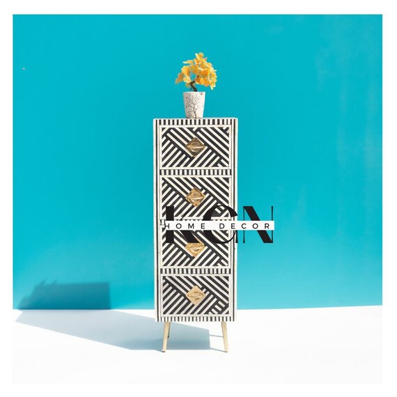 Bone Inlay Tallboy Bone Inlay Tallboy Chest Bone Inlay