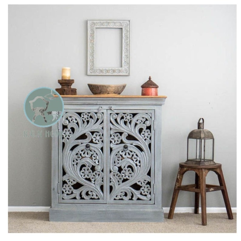 New Hand Carved , Carved Designer , Carved Storage Unit