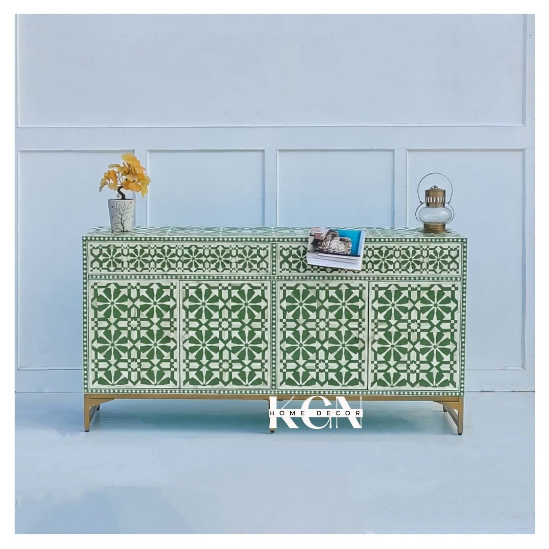 Bone Inlay Buffet , Bone Inlay Cupboard , Bone Inlay Furniture , Bone