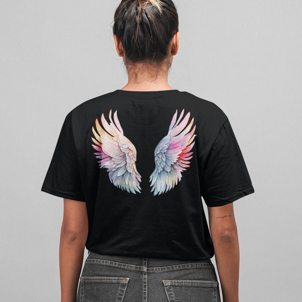 Angel Wings On Your Back T-Shirt - Flügel Shirt - Engel Shirt -Engel Verkleidung - Back Wings - Angel Shirt - fallen angel - wings shirt